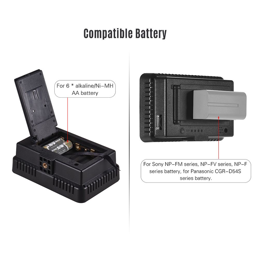 Professional Dimmable Ultra High Power LED Video Light 5600K