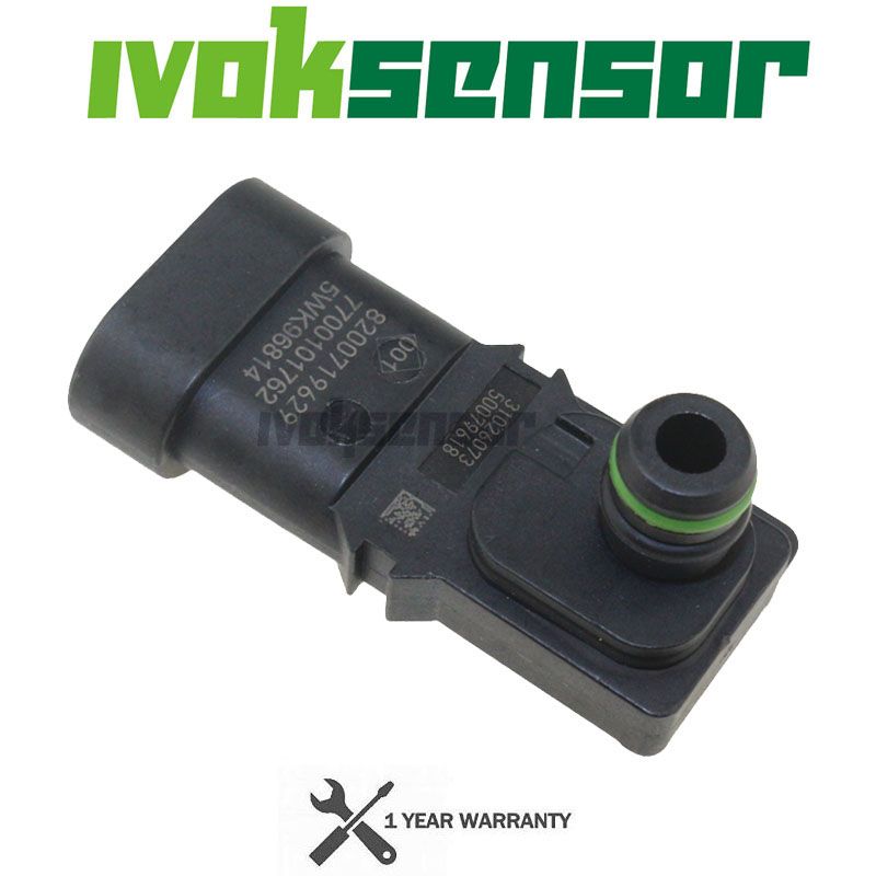 8200121800 8200105165 7700101762 MAP Sensor For Renault Clio Espace Kangoo Megane Scenic Laguna Logan Thalia 1.2