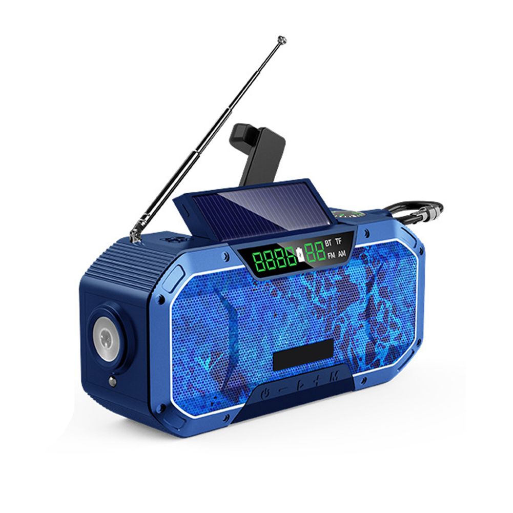 Multifunctional Portable Bluetooth Speaker Hand Crank Solar