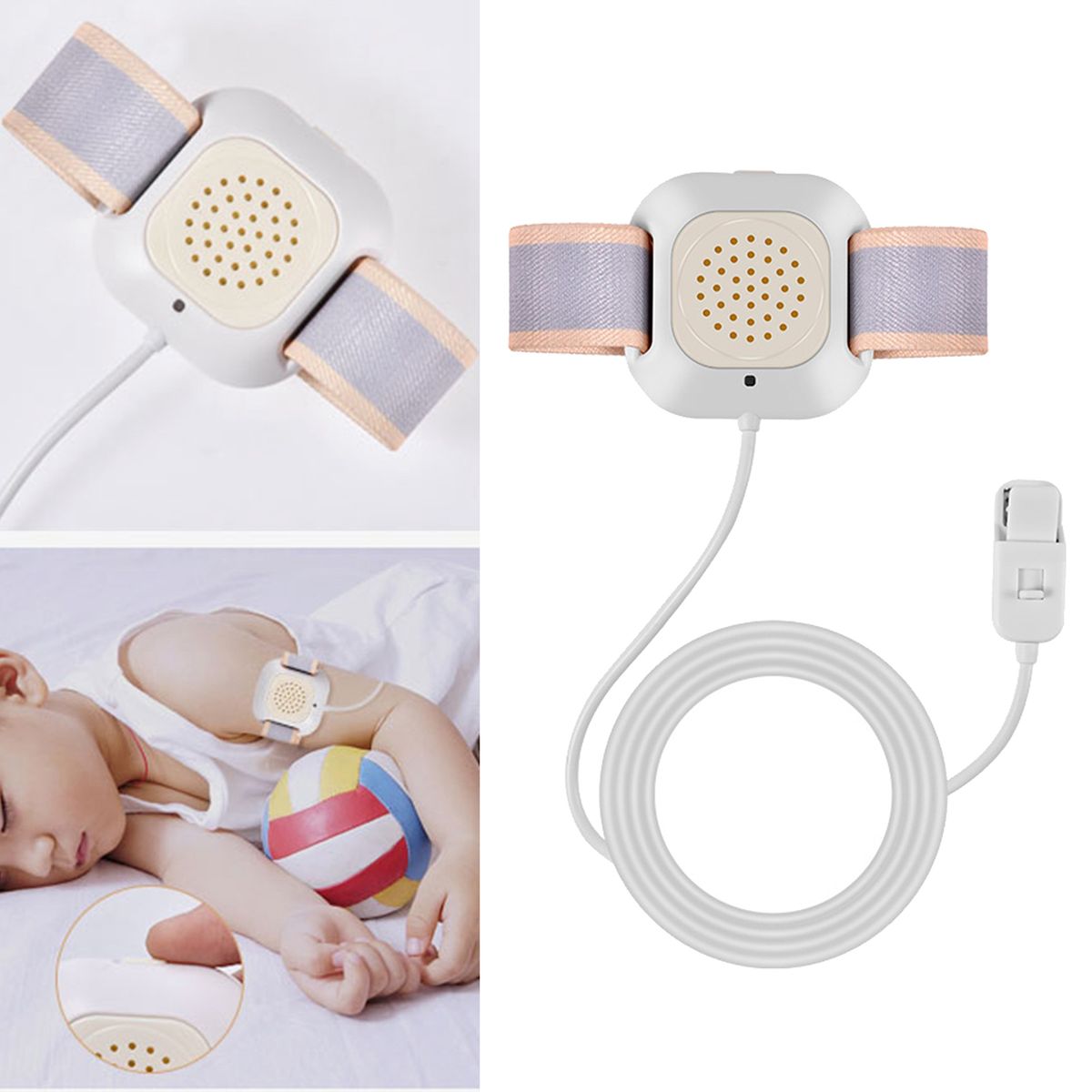 Nocturnal Bedwetting Enuresis Alarm Device Bed Wetting Sensor For Baby