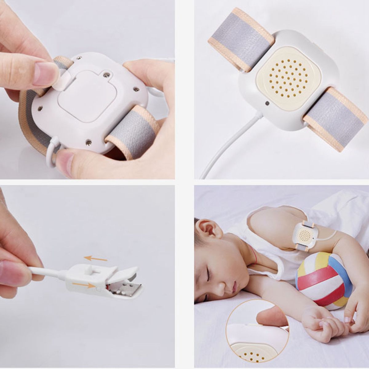 Nocturnal Bedwetting Enuresis Alarm Device Bed Wetting Sensor For Baby