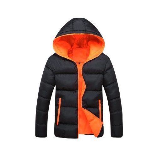 Mens Winter Warm Cotton Jacket Ski Jacket(Blue)