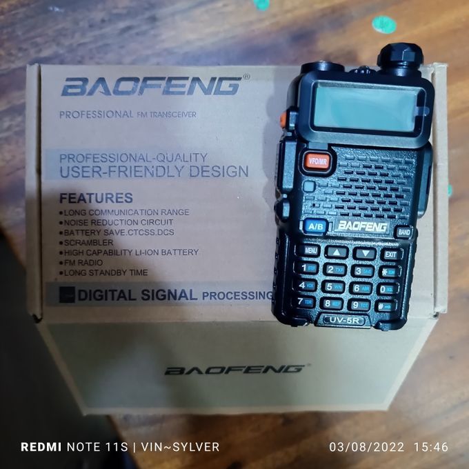 UV5R Dual Band Walkie Talkie Baofeng Long Range Coverage