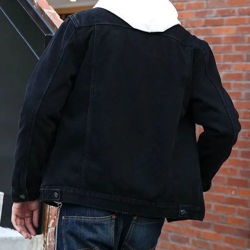 Men's Casual Button Down Denim Jacket Classic Trucker Jean Coat