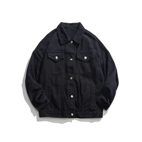 Men's Casual Button Down Denim Jacket Classic Trucker Jean Coat