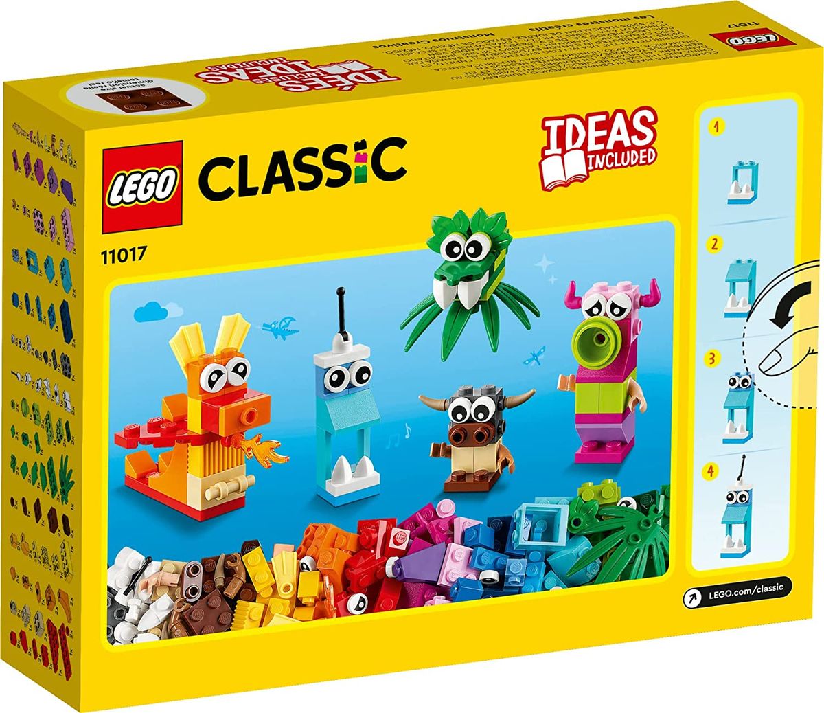 Classic Creative Monsters 11017 Building Kit (140 Pcs)