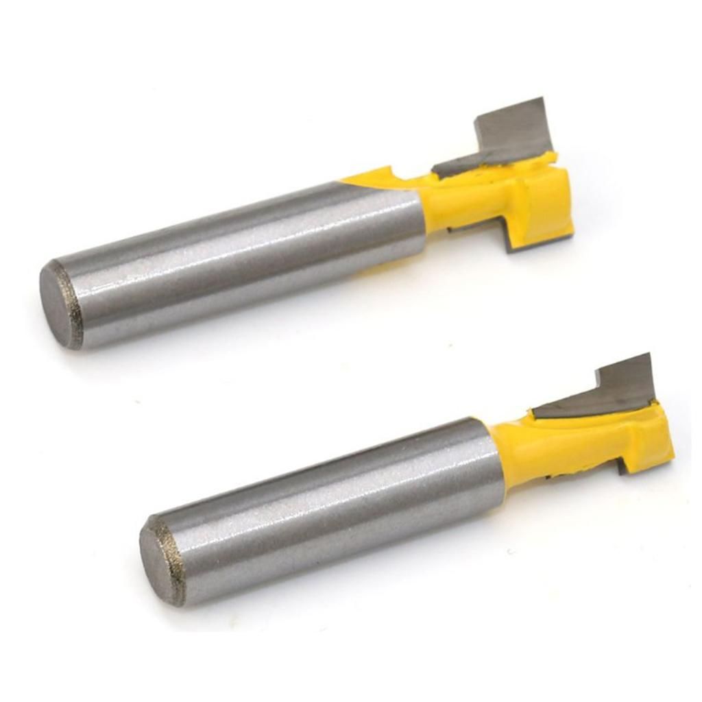 4pcs 12  38 T Slot Wood Keyhole Key Hole  Bottom Router Bit