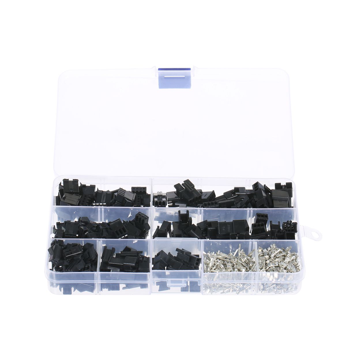 480Pcs JST SM 2.54mm Pitch 2-Pin 3-Pin 4-Pin Connector