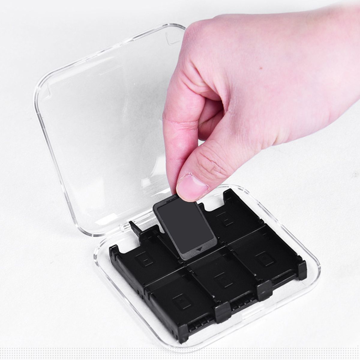 Game Card Storage Box   Game Card Case Protective Transparent