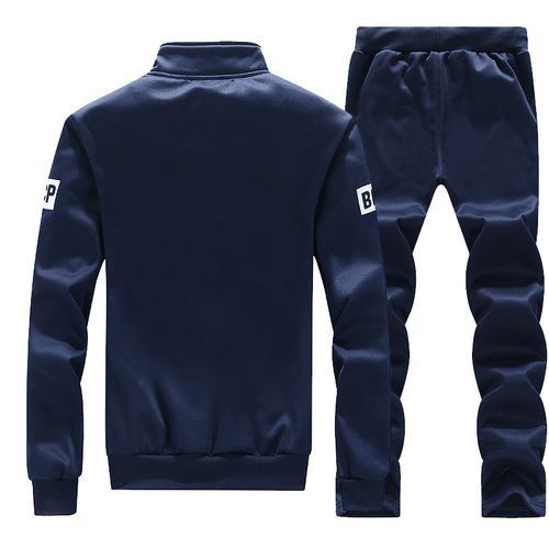 Two-piece Outdoor Zipper Sweatshirt Pants Men Set Sweatsuit