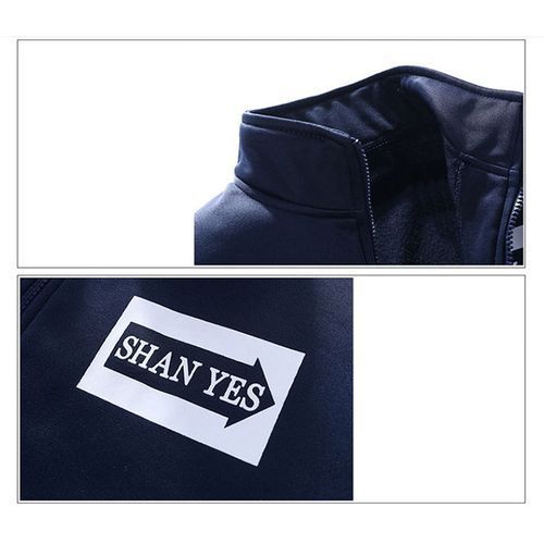 Two-piece Outdoor Zipper Sweatshirt Pants Men Set Sweatsuit