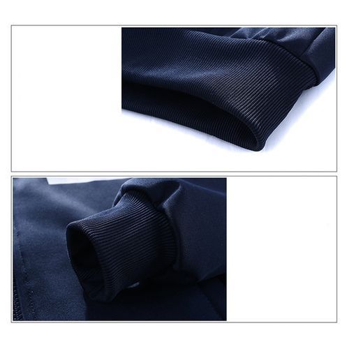 Two-piece Outdoor Zipper Sweatshirt Pants Men Set Sweatsuit