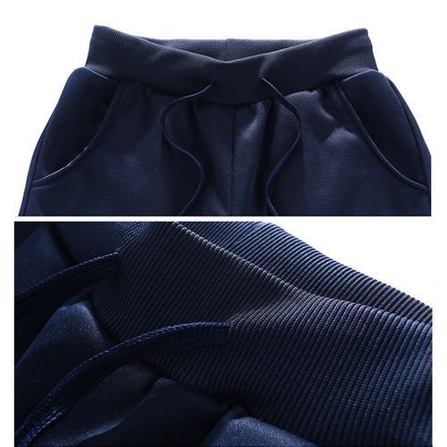 Two-piece Outdoor Zipper Sweatshirt Pants Men Set Sweatsuit