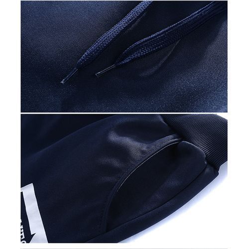 Two-piece Outdoor Zipper Sweatshirt Pants Men Set Sweatsuit