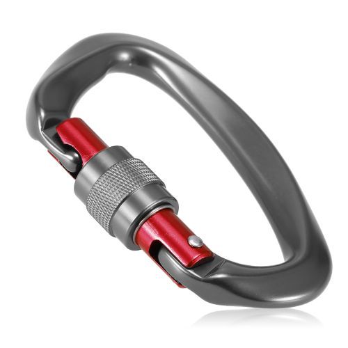 Carabiner With Screw Locking Gate 25KN Heavy Duty Carabiner