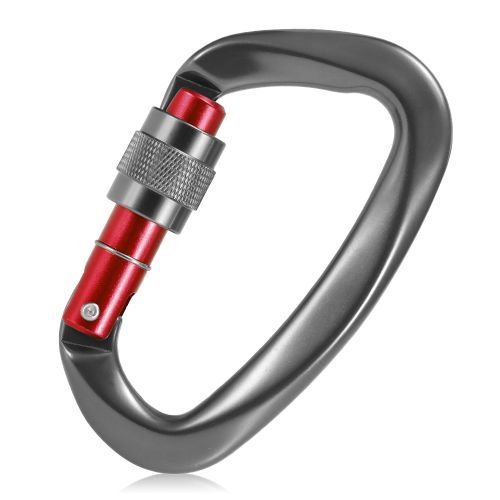 Carabiner With Screw Locking Gate 25KN Heavy Duty Carabiner
