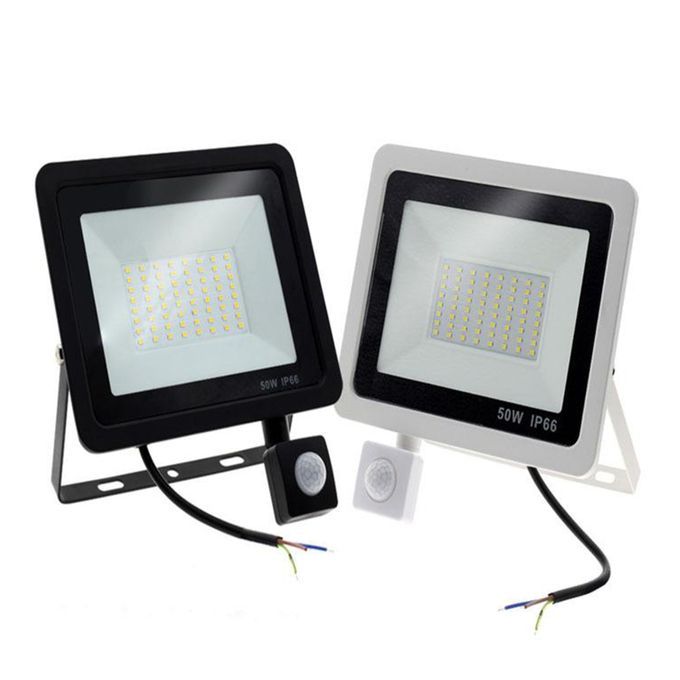 Floodlight Motion Sensor Outdoor  Flood Light 6500K 100W White