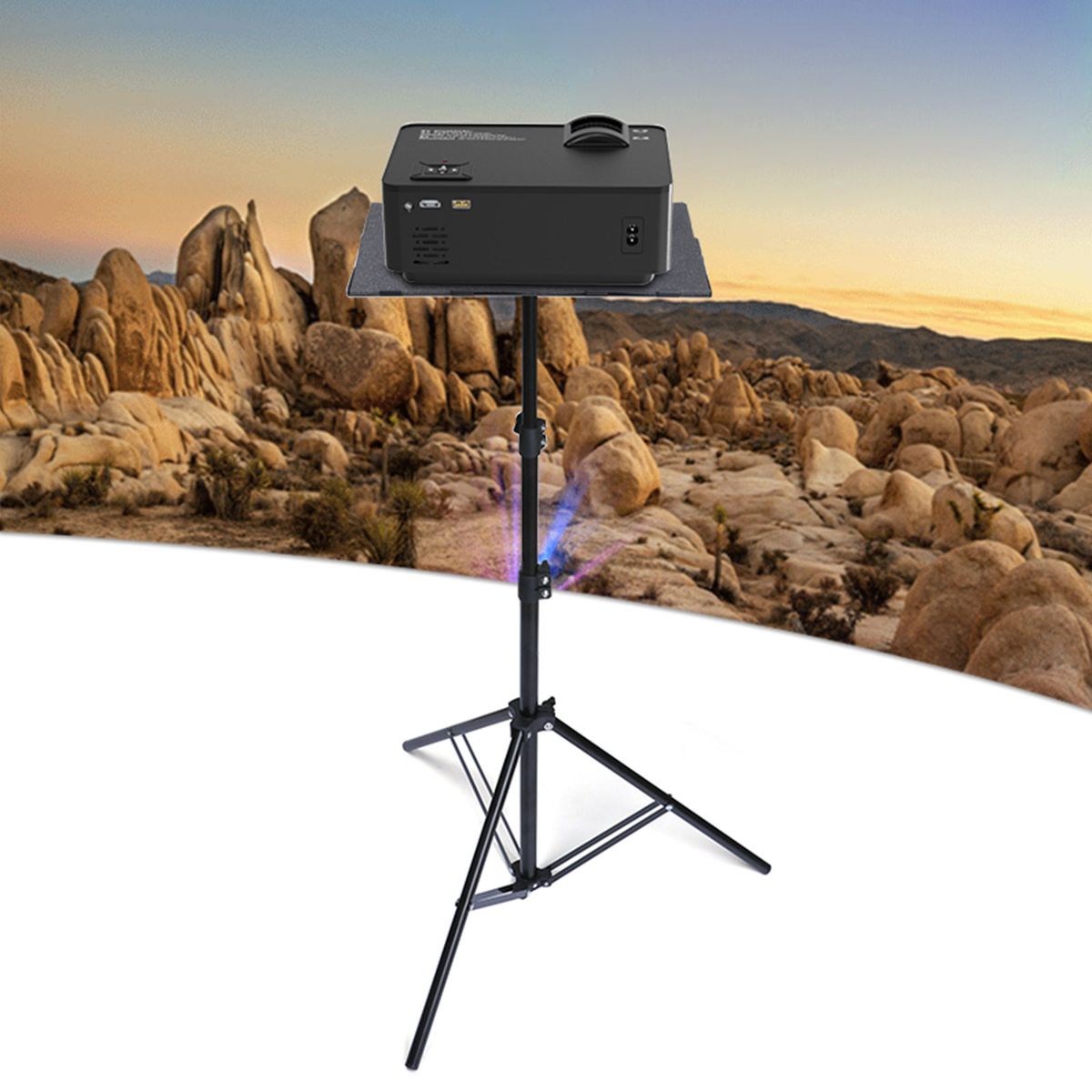 T160 Projector Tripod Stand Foldable Laptop Tripod Projector