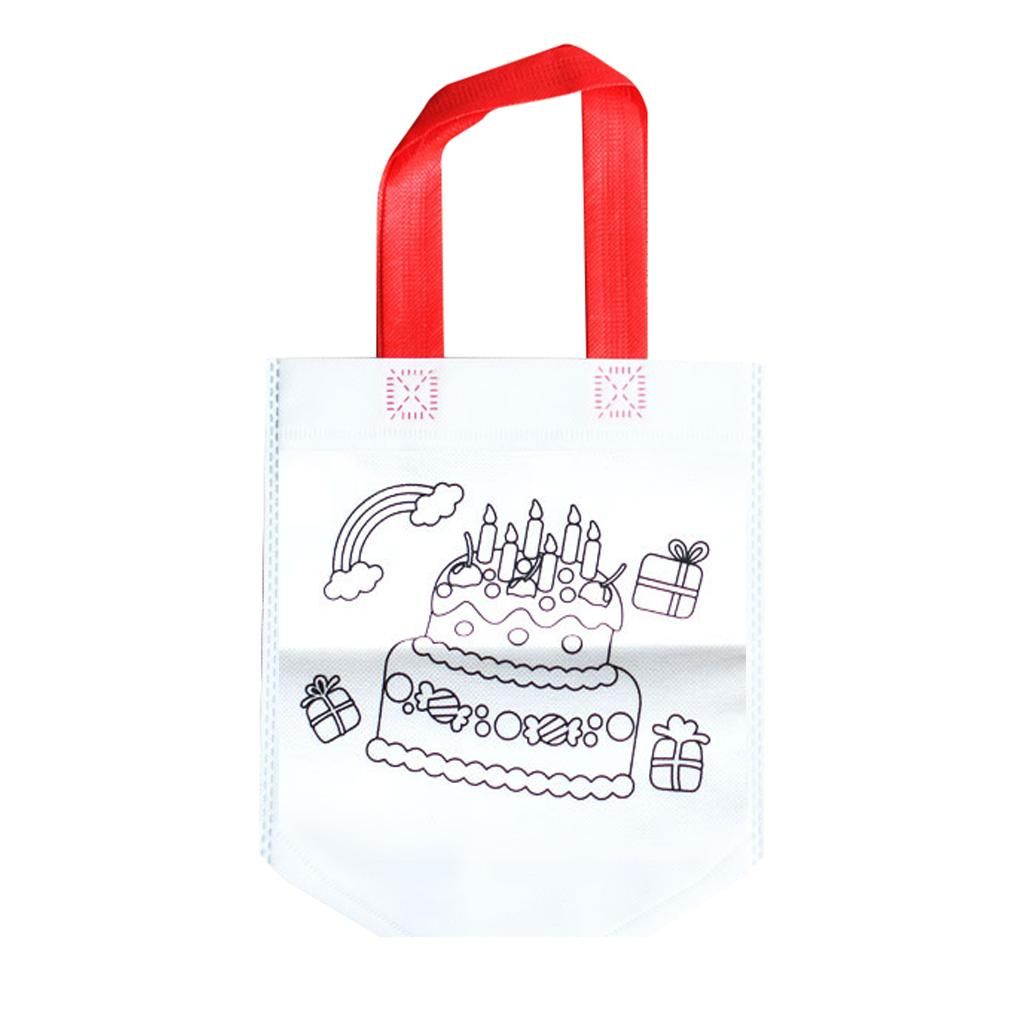 DIY Colorful Graffiti Party Goodie Bags With Coloring A