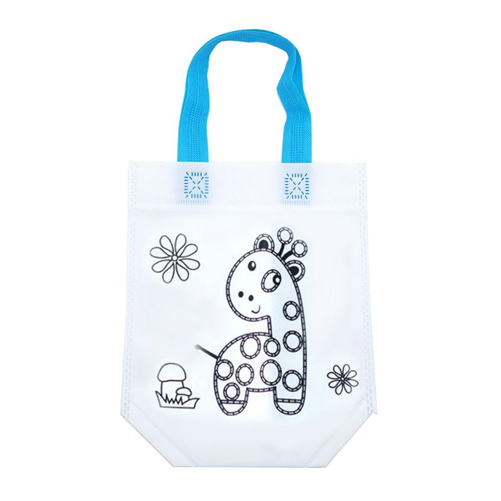 DIY Colorful Graffiti Party Goodie Bags With Coloring A