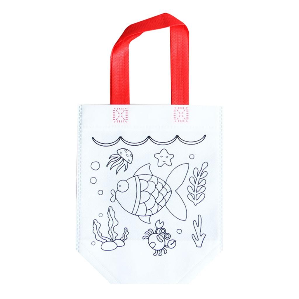 DIY Colorful Graffiti Party Goodie Bags With Coloring A