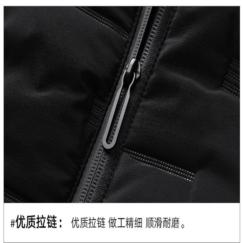 Thick Warm Cotton Jacket Men's Short Hooded Winter Fashion Casual Youth Jacket
