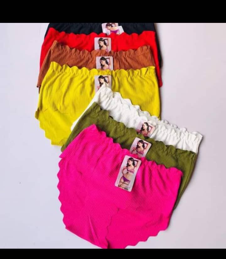 6pcs Ladies Seamless Hipster Panties (stretchy)