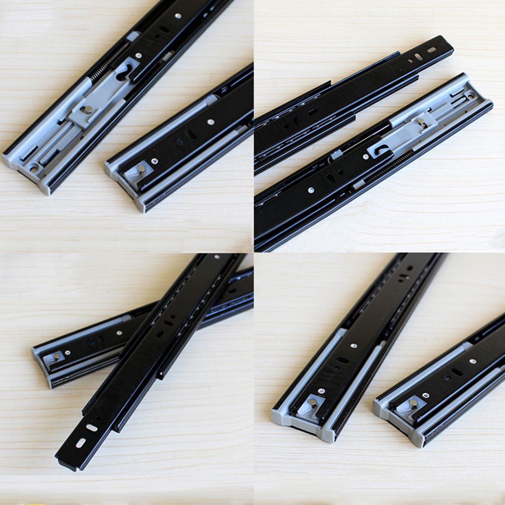 2pcs Drawer Slides Low Noise Ball Bearing Drawer Slides