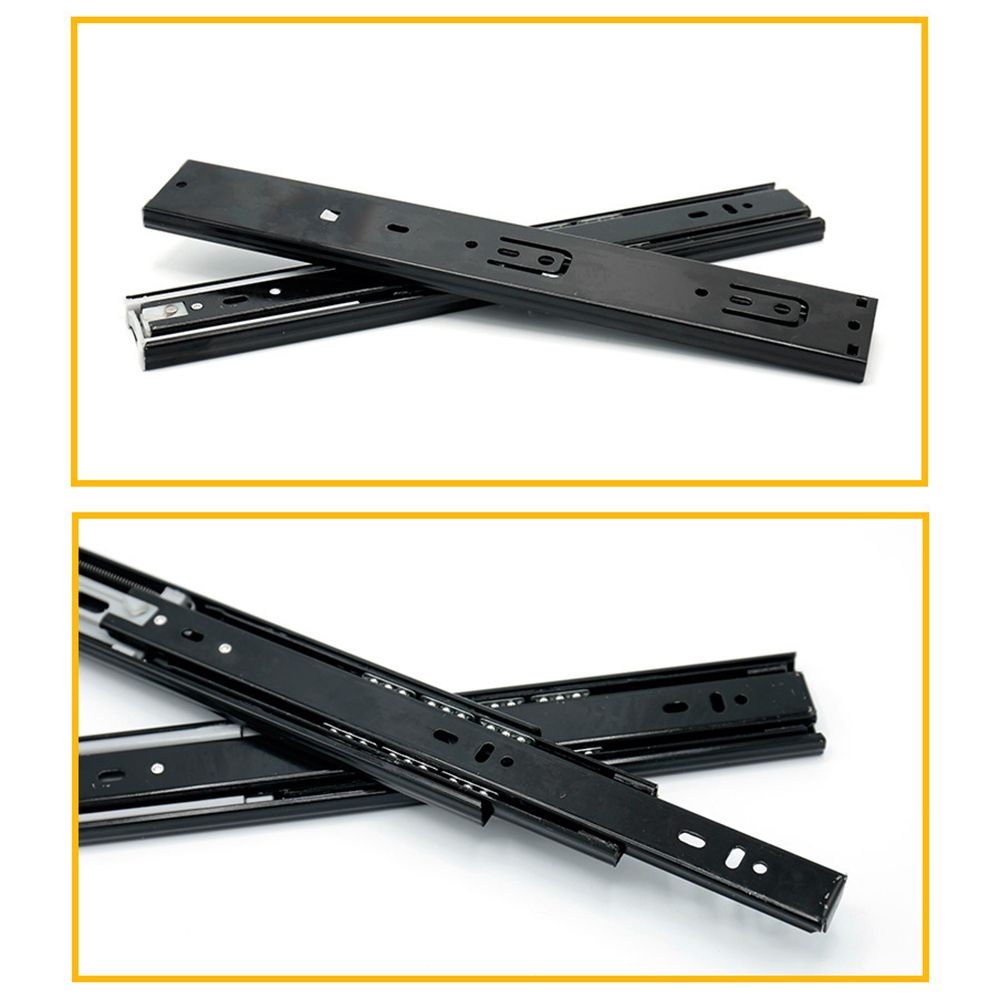 2pcs Drawer Slides Low Noise Ball Bearing Drawer Slides