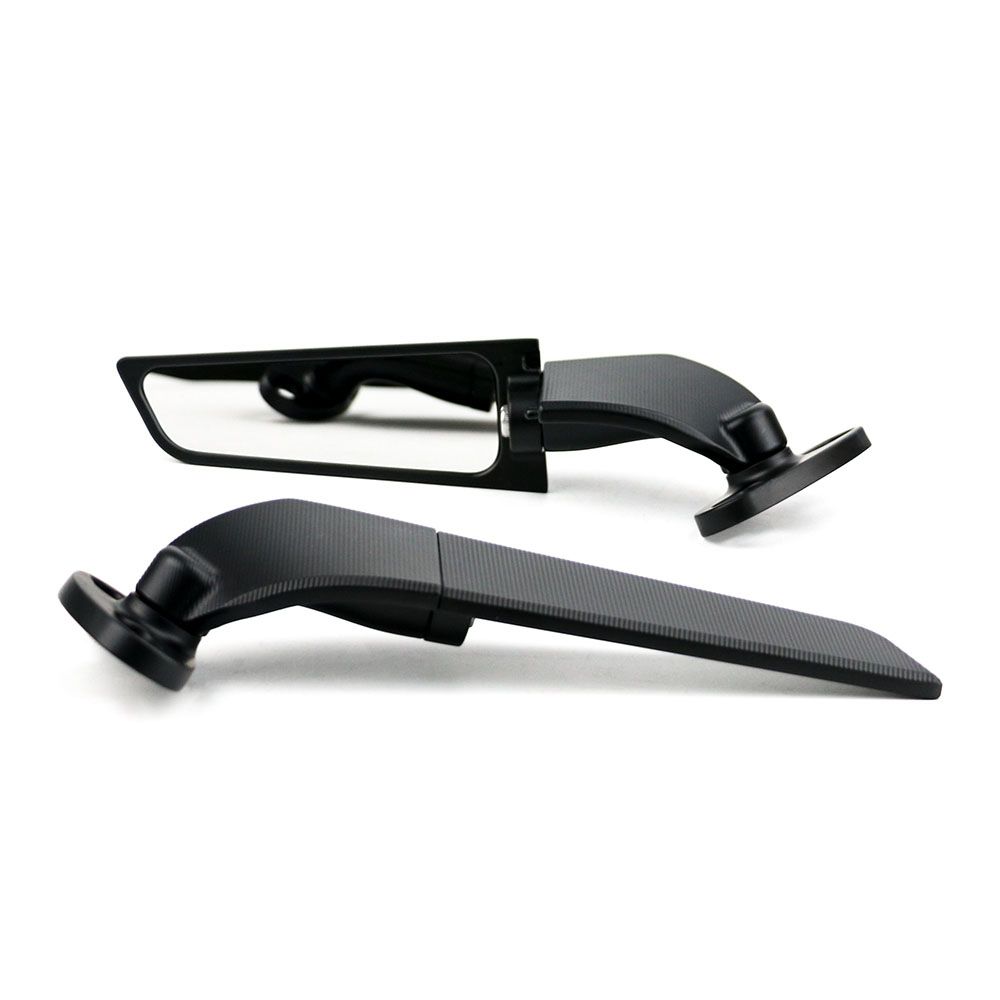 2pcs Motorcycle Wind Swivel Wing Universal Rearview Mirror