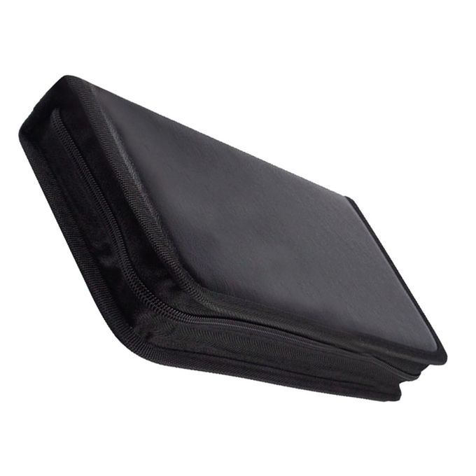 2x80Disc Heavy Duty CD DVD Storage Bag Case PU Leather Disks DVD