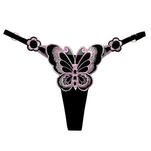Sexy Lace Thong Women Butterfly Low Waist Panties