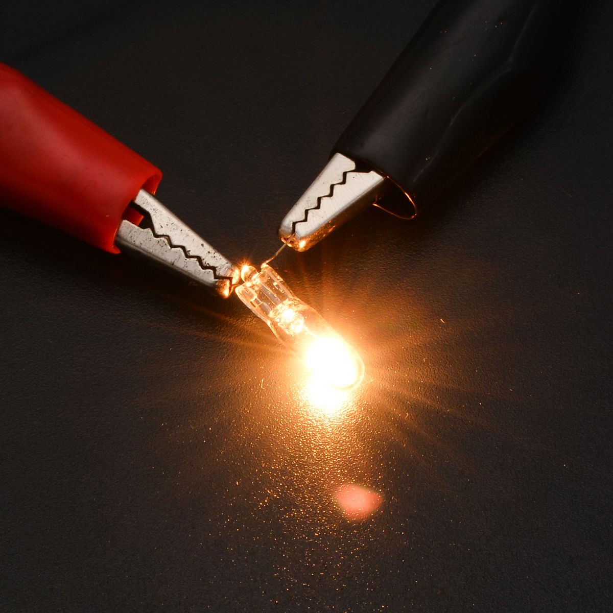 10pcs 12v 1.2w T5 286 Glass Amber Light Blub Car Wedge
