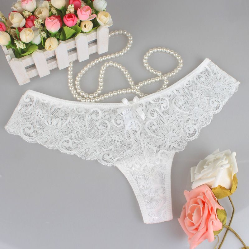 Lace Sexy Panties G-String Underwear For Women - Set Of 4