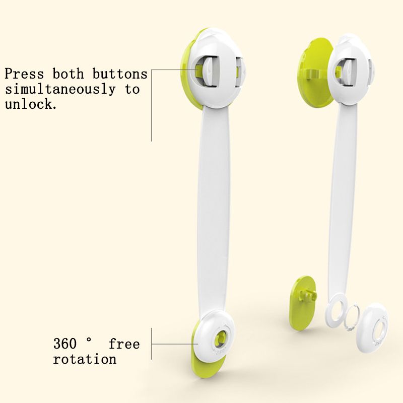 1Pcs 360 ° Rotation Baby Safety Lock Anti-collision Multi-function Baby Corner Guard Refrigerator