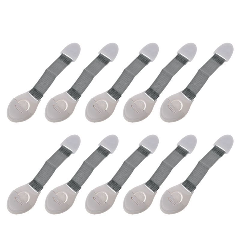 10PCS Cabinet Safety Lock For Baby Furniture Door Drawer Lock Refrigerator Safety Locks Child