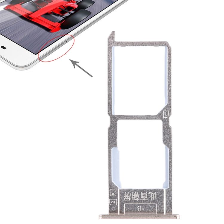 SIM Card Tray + Micro SD Card Tray For Vivo Y37