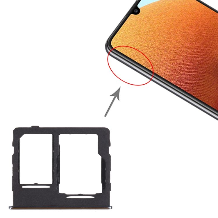SIM Card Tray+Micro SD Card Tray For Samsung Galaxy A32 5G