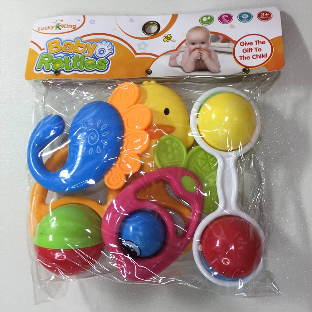 Colourful Baby Rattles Toys