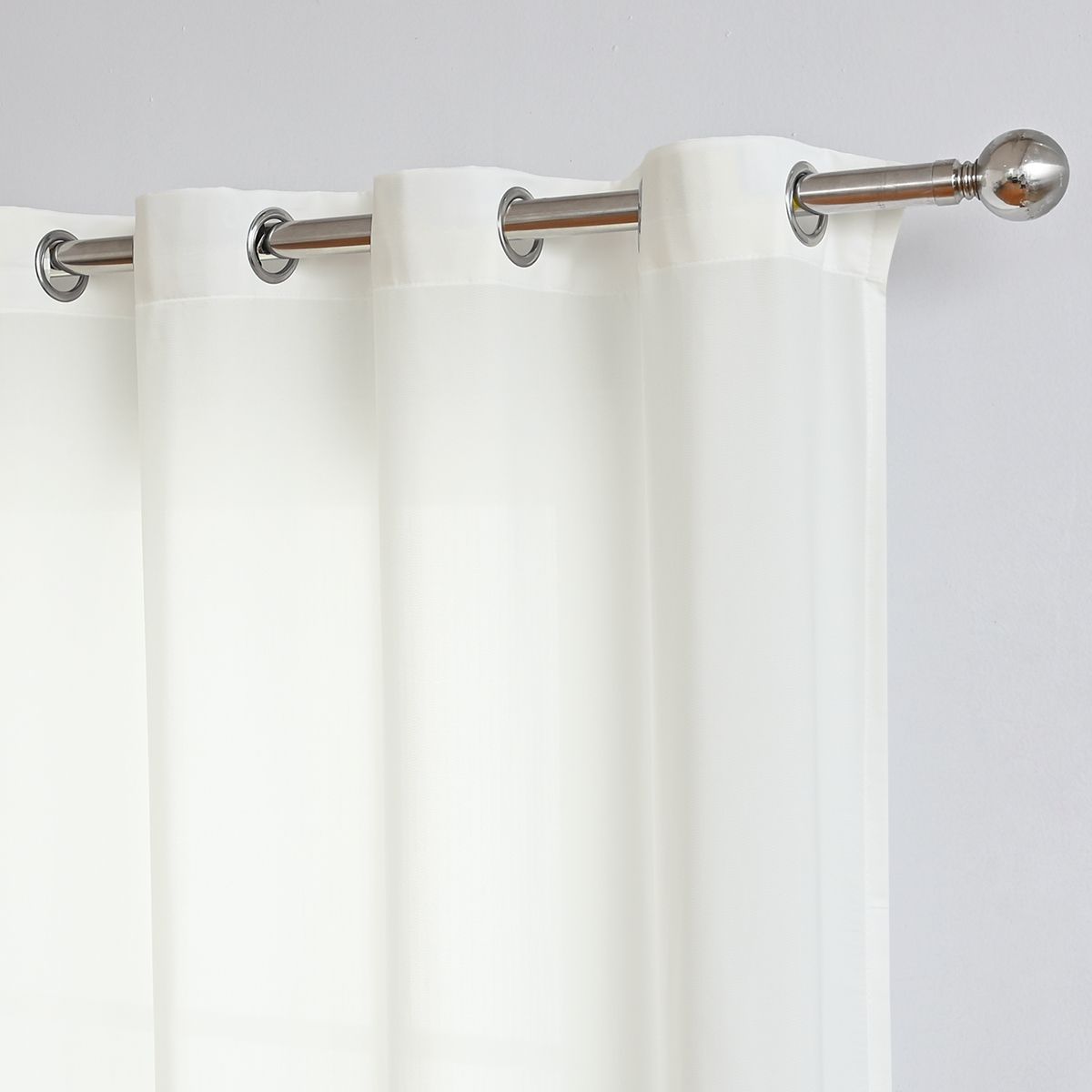 2PC Curtains Household Blackout Phantom Veils Translucent