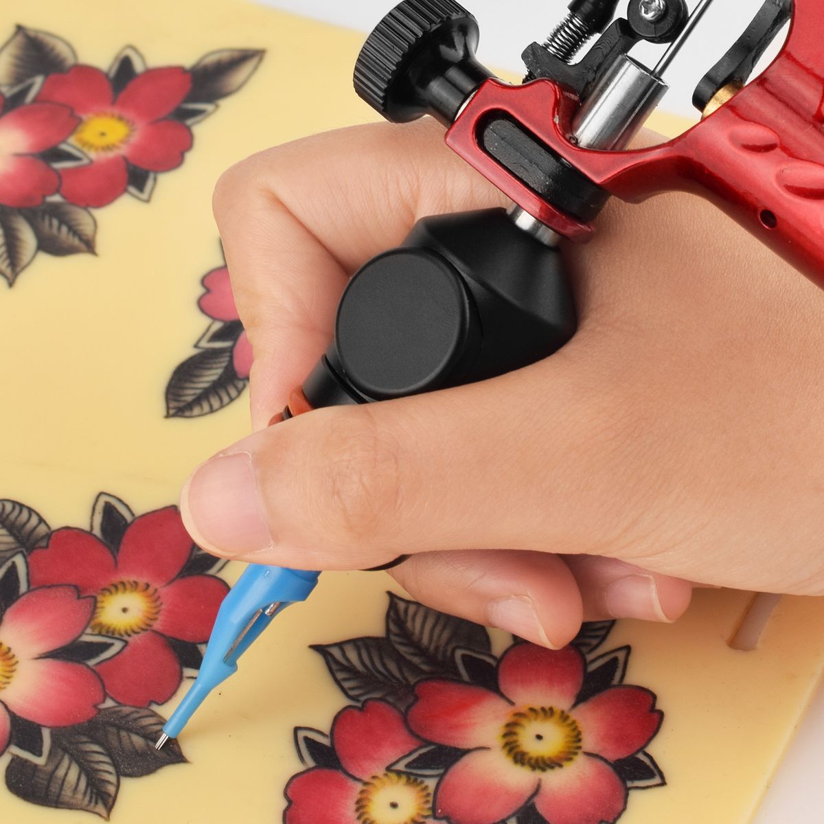 Adjustable Tattoo Grips Tube With Magnetic Needles Holder