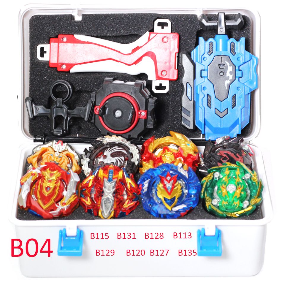 Tomy Launcher Beyblade Burst Bayblades Metal Fusion Arean Bayblades Burst Superking Set  Box Bey Blade Toys For Child-B04
