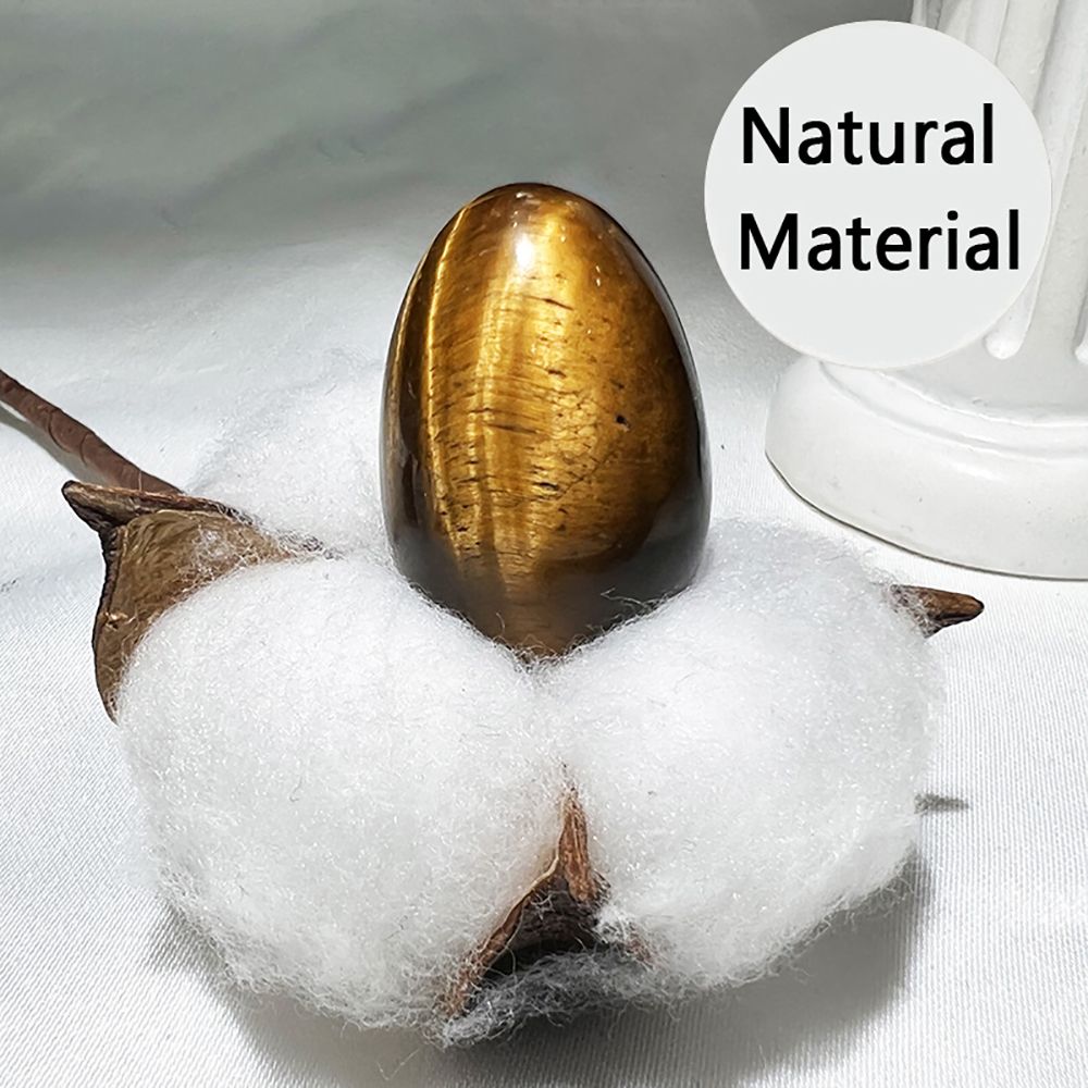 Natural Yoni E Shaped Crystal Round Minerals Reiki Stone Polished   Pink Quartz Amethyst Sphere DIY