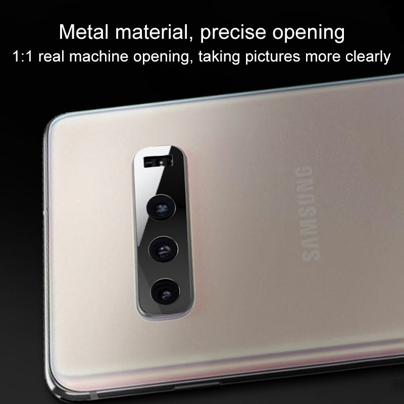 3 PCS 10D Full Coverage Mobile Phone Metal Rear Camera Lens Protection Cover For Samsung Galaxy S10
