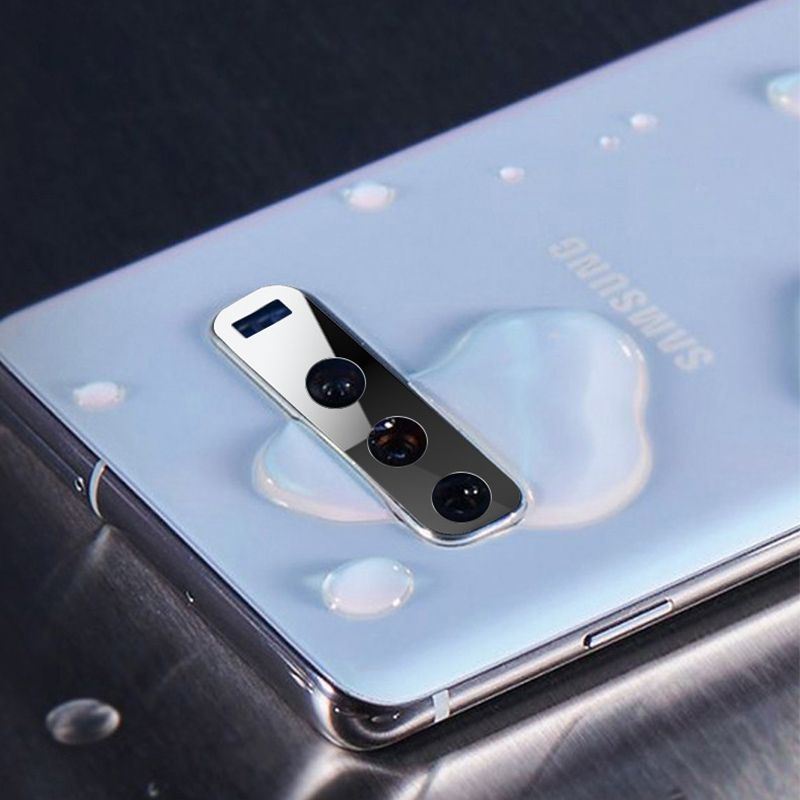 3 PCS 10D Full Coverage Mobile Phone Metal Rear Camera Lens Protection Cover For Samsung Galaxy S10