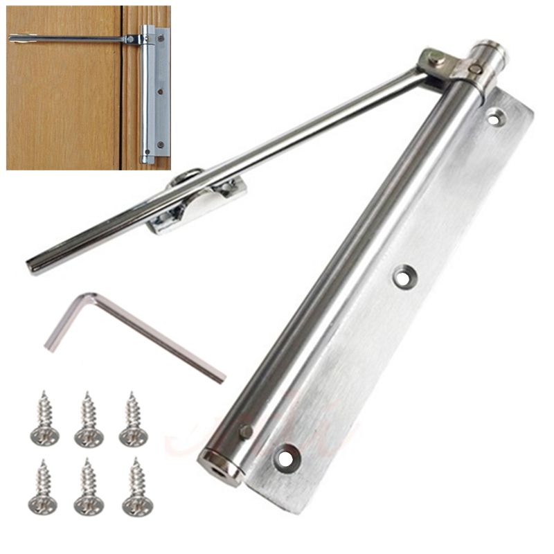 Automatic Door Closers Adjustable Spring Stainless Steel