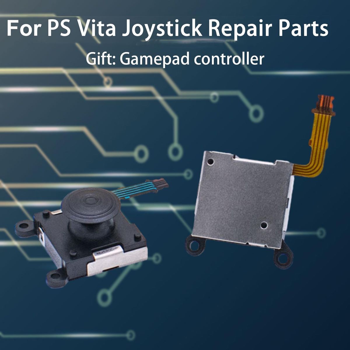 3d Analog Joystick Control Pad Stick Universal Analog Joystick Black