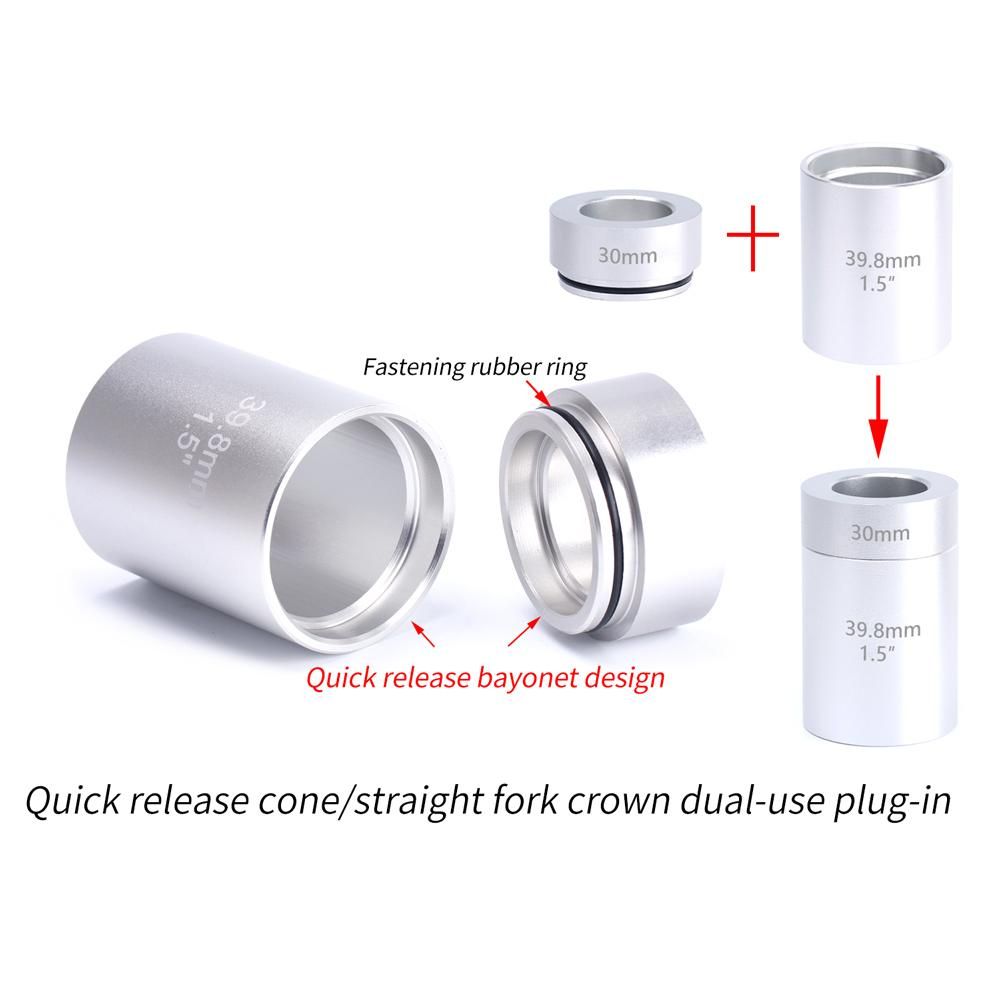 1 Set Bicycle Front Fork Crown Installation Tool Bike Fork Headset Steer Tube Front Fork Replacement Installation Tools for Mountain Bike