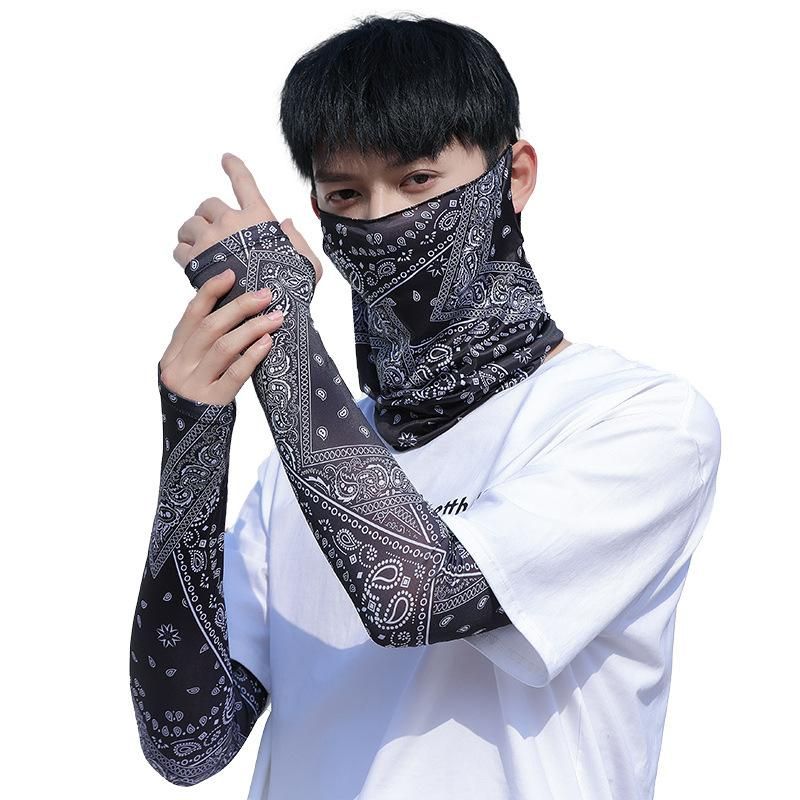 Summer sunscreen ice sleeves outdoor cycling UV protection sleeves