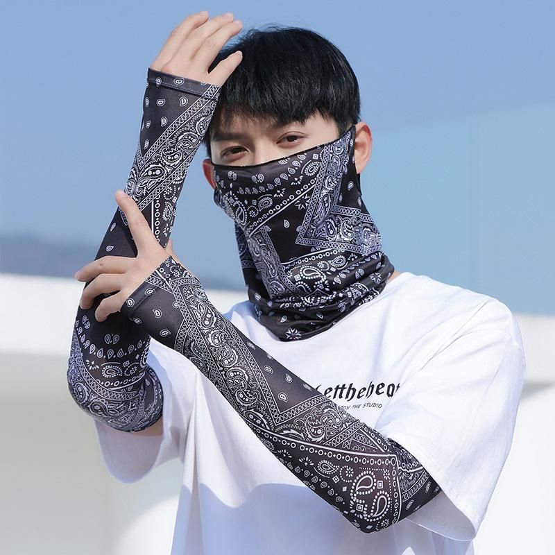 Summer sunscreen ice sleeves outdoor cycling UV protection sleeves